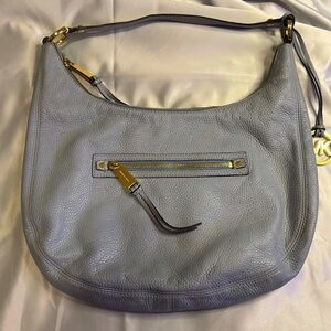 MK Michael Kors Leather Hobo Bag